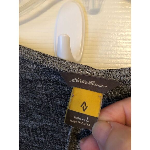 Eddie Bauer 3/4 Sleeve Heathered Top - Picture 4 of 8
